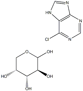 6-chloropurine arabinoside 结构式