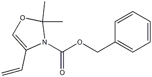 3-benzyloxycarbonyl-2,2-dimethyl-4-vinyloxazole 结构式