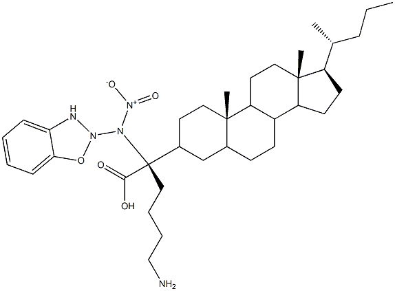 cholyl-nitrobenzoxadiazolyl-lysine 结构式