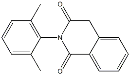 N-(2,6-dimethylphenyl)homophthalimide 结构式