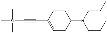 dipropyl(4-trimethylsilylethynylcyclohex-3-enyl)amine 结构式