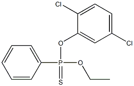 O-(2,5-DICHLOROPHENYL)O-ETHYLPHENYLPHOSPHONOTHIONATE 结构式