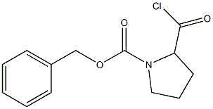 BENZYL2-(CHLOROFORMYL)-1-PYRROLIDINECARBOXYLATE 结构式