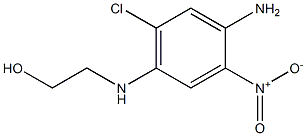 1-AMINO-2-NITRO-4-(BETA-HYDROXYETHYL)AMINO-5-CHLOROBENZENE 结构式