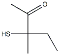 3-MERCAPTO-3-METHYL-2-PENTANONE 结构式