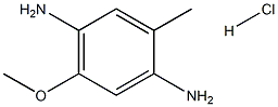 4-METHOXYTOLUENE-2,5-DIAMINEHYDROCHLORIDE 结构式