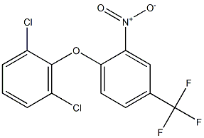 1,3-dichloro-2-[2-nitro-4-(trifluoromethyl)phenoxy]benzene 结构式