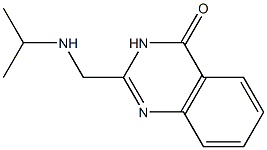 2-[(isopropylamino)methyl]quinazolin-4(3H)-one 结构式