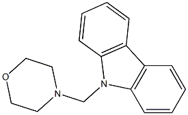 4-(9H-carbazol-9-ylmethyl)morpholine 结构式