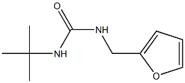 N-(tert-butyl)-N'-(2-furylmethyl)urea 结构式