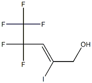 4,4,5,5,5-pentafluoro-2-iodopent-2-en-1-ol 结构式