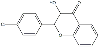 2-(4-chlorophenyl)-3-hydroxychroman-4-one 结构式