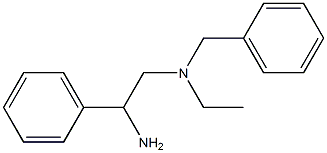 (2-amino-2-phenylethyl)(benzyl)ethylamine 结构式