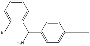 (2-bromophenyl)(4-tert-butylphenyl)methanamine 结构式