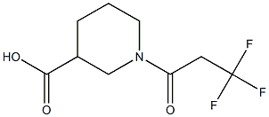 1-(3,3,3-trifluoropropanoyl)piperidine-3-carboxylic acid 结构式