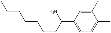 1-(3,4-dimethylphenyl)octan-1-amine 结构式