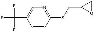 2-[(oxiran-2-ylmethyl)sulfanyl]-5-(trifluoromethyl)pyridine 结构式