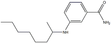 3-(octan-2-ylamino)benzamide 结构式