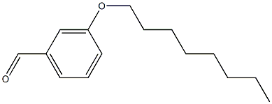 3-(octyloxy)benzaldehyde 结构式