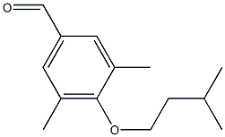 3,5-dimethyl-4-(3-methylbutoxy)benzaldehyde 结构式