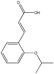 3-[2-(propan-2-yloxy)phenyl]prop-2-enoic acid 结构式