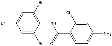 4-amino-2-chloro-N-(2,4,6-tribromophenyl)benzamide 结构式