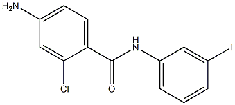 4-amino-2-chloro-N-(3-iodophenyl)benzamide 结构式