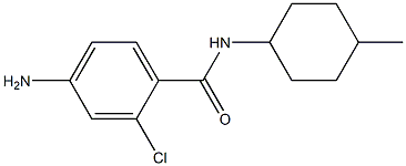 4-amino-2-chloro-N-(4-methylcyclohexyl)benzamide 结构式
