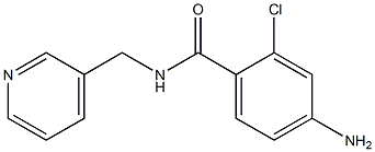 4-amino-2-chloro-N-(pyridin-3-ylmethyl)benzamide 结构式