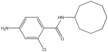 4-amino-2-chloro-N-cyclooctylbenzamide 结构式