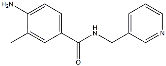 4-amino-3-methyl-N-(pyridin-3-ylmethyl)benzamide 结构式