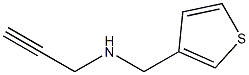 prop-2-yn-1-yl(thiophen-3-ylmethyl)amine 结构式