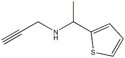 prop-2-yn-1-yl[1-(thiophen-2-yl)ethyl]amine 结构式