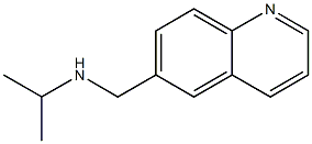 propan-2-yl(quinolin-6-ylmethyl)amine 结构式