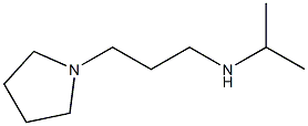 propan-2-yl[3-(pyrrolidin-1-yl)propyl]amine 结构式