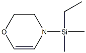 2H-1,4-Oxazine,  4-(ethyldimethylsilyl)-3,4-dihydro- 结构式