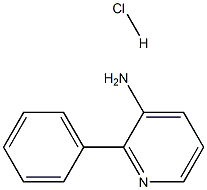 3-AMINO-2-PHENYLPYRIDINE HCL 结构式