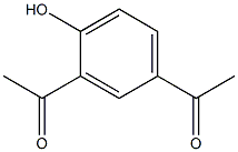 1-(3-acetyl-4-hydroxyphenyl)ethanone 结构式