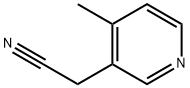 2-(4-甲基吡啶-3-基)乙腈 结构式