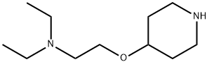 二乙基[2-(哌啶-4-基氧基)乙基]胺 结构式
