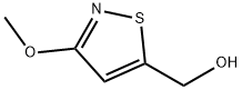 (3-甲氧基异噻唑-5-基)甲醇 结构式