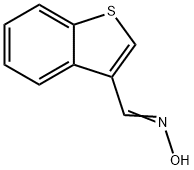 Benzo[b]thiophene-3-carboxaldehyde, oxime 结构式