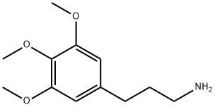 3-(3,4,5-三甲氧基苯基)丙-1-胺 结构式
