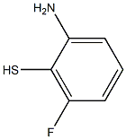 2-amino-6-fluorobenzene-1-thiol 结构式