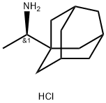 (R)-1-(金刚烷-1-基)乙胺盐酸盐 结构式