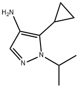 5-环丙基-1-(丙-2基)-1H-吡唑-4-胺 结构式