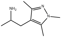 1-(trimethyl-1H-pyrazol-4-yl)propan-2-amine 结构式
