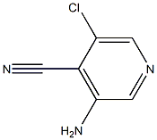 3-Amino-5-chloro-isonicotinonitrile 结构式