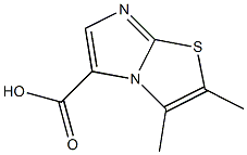 2,3-二甲基咪唑并[2,1-B]噻唑-5-羧酸 结构式