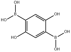 2,5-二羟基-1,4-苯二硼酸 结构式